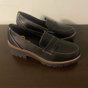 Blondo Dulce Lug Sole Waterproof Penny Loafers (NEW)
